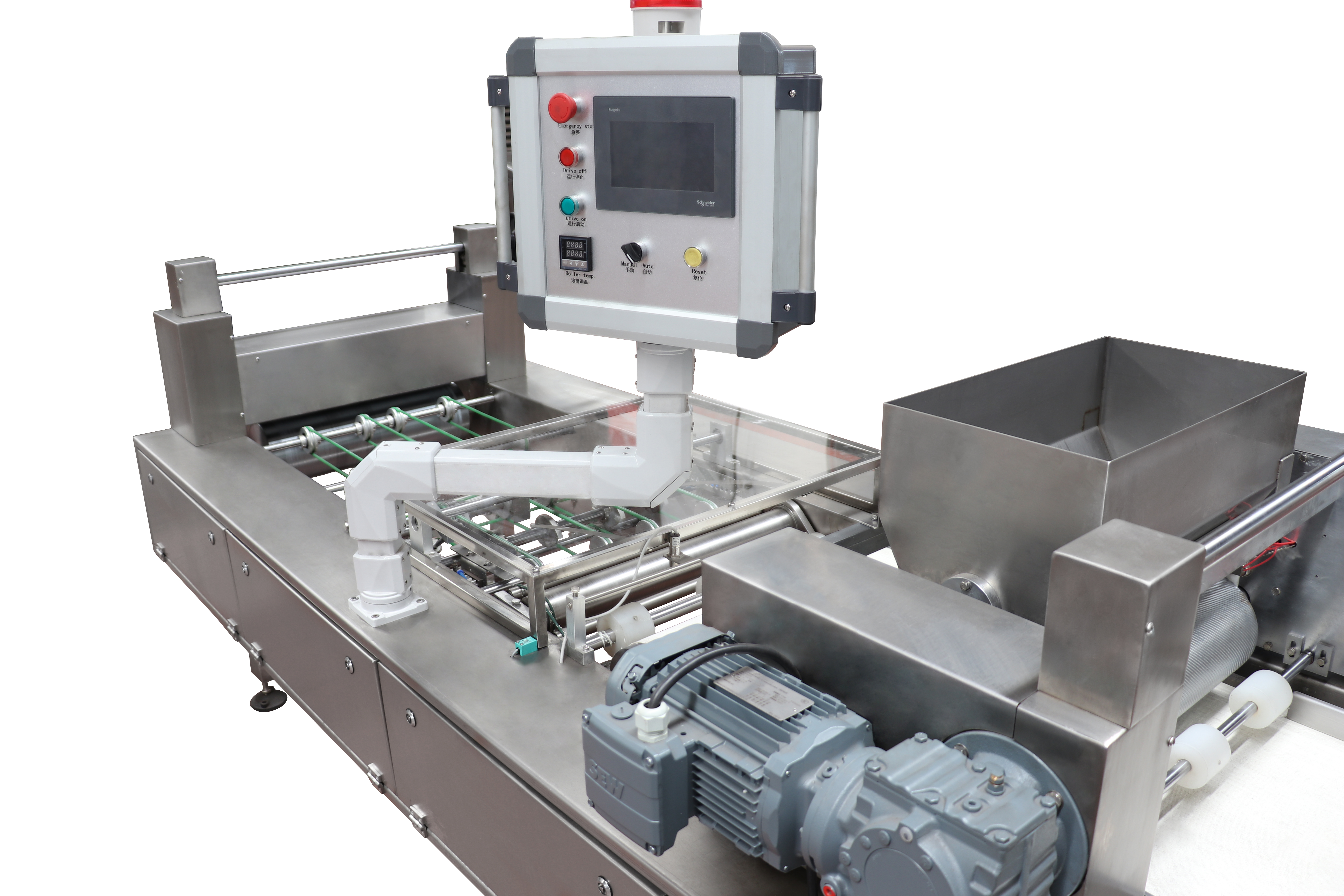 High Accuracy 150kg/H Enrobing Chocolate Wafer Making Machine