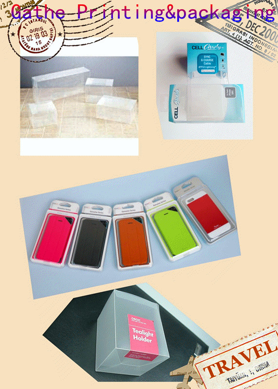 Custom Cell Phone Case Packaging PVC PET APET PP Material