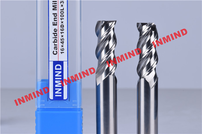 14 mm / 16 mm 3 Flute Aluminum End Mill for aluminum , 0.8 um Grain Size