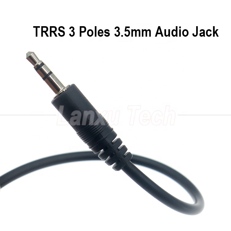 OEM Customization 1M 2M 3M 5M 10M 3 Poles TRS Male to Male 3.5mm Aux Stereo Jack Audio Extension Cable
