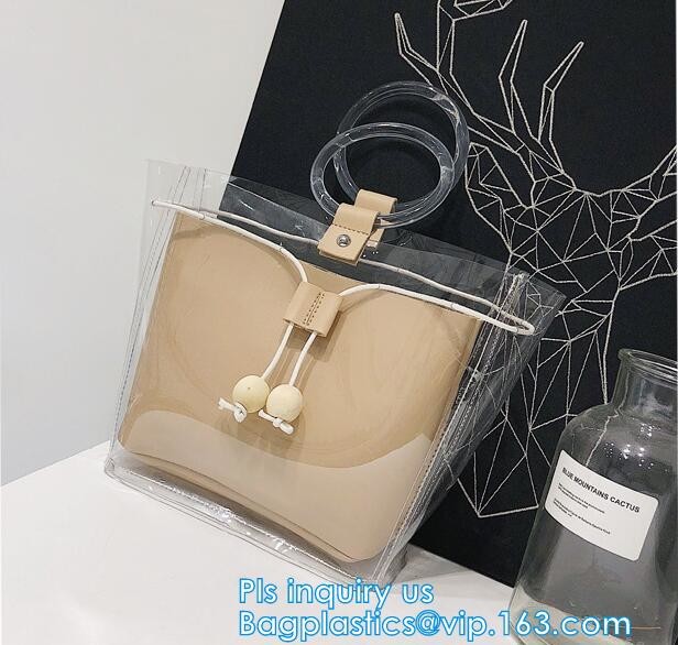 Beauty Flower Color PVC tote shopping bag, PVC Coating 600D Polyester Tote Bag Grocery Bag with Zipper Closing, handle