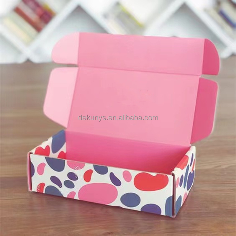 Custom Different Shape Corrugated Cardboard Paper Packaging Mailer Box for Gift Craft