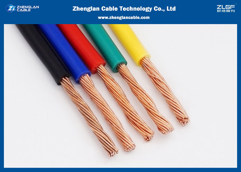 Light Weight PVC Insulated Building Wire And Cable Single Solid Core Design