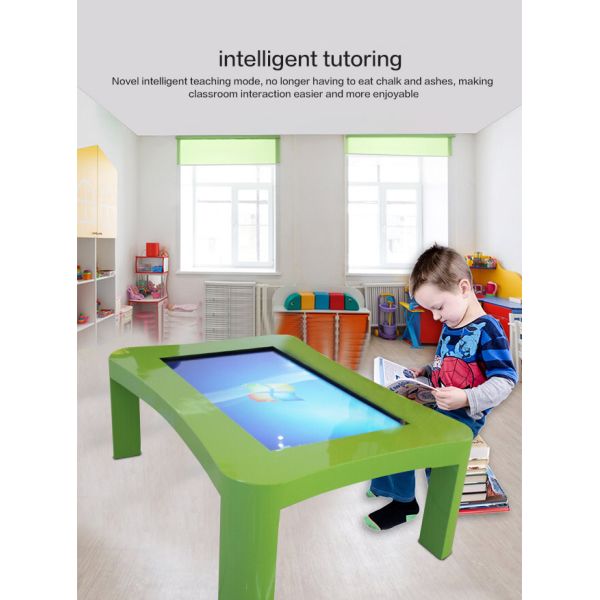 Stand 43 inch LCD interactive touch coffee table with embedded PC Win10 OS