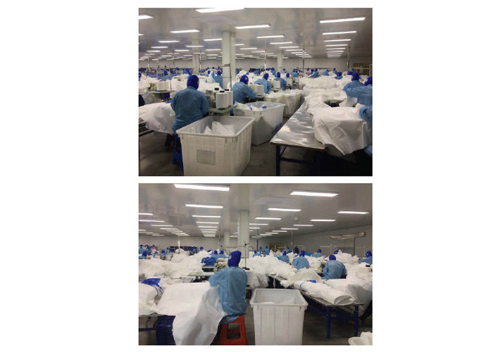 Bacteria Barrier Disposable Medical Coverall With Tape For Personal Protective