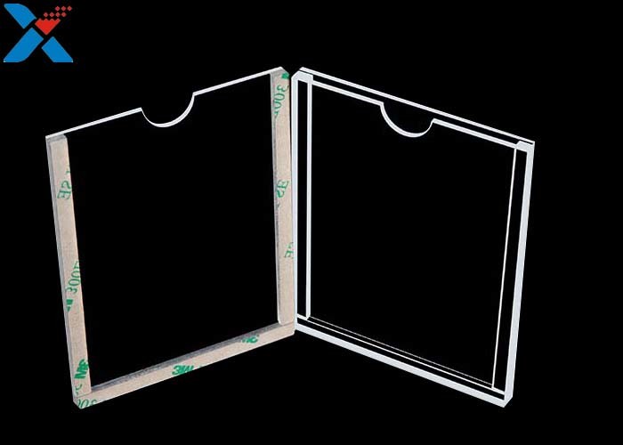Horizontal Acrylic Double Sided Poster Holder Transparent Organic Photo Insert Box