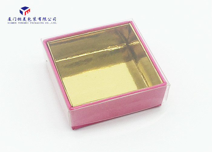 Durable 0.35mm Clear PET Cover Retail Packaging Boxes For Small Jewelry Box