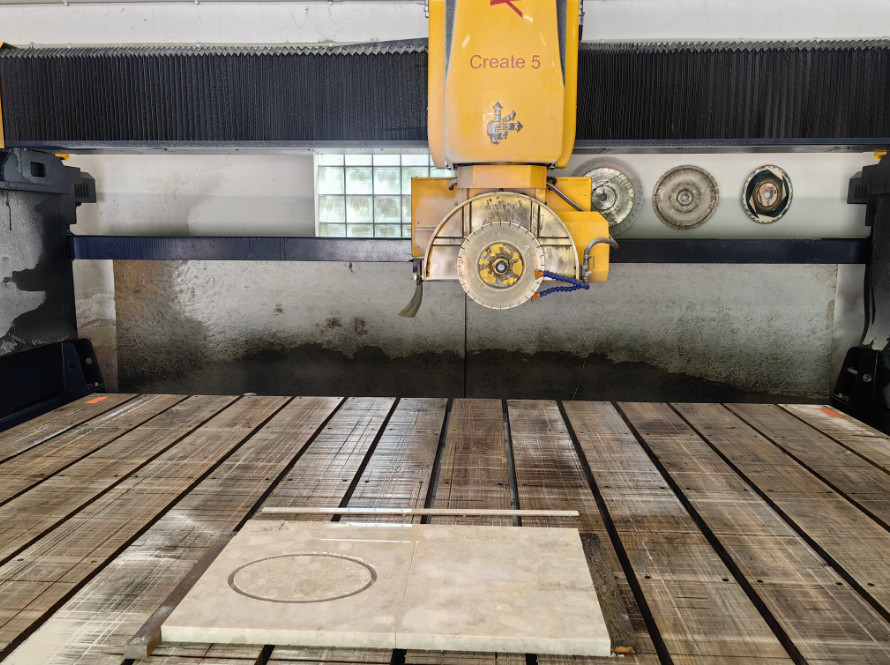 5 Axis CNC Bridge Cutting Machine For Countertop