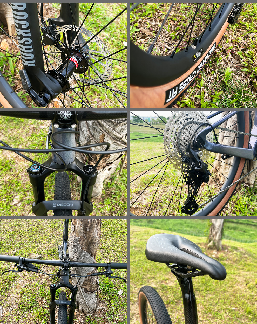 Customizable 11 Speed Full Carbon Fiber Bicycle With Rockshox Fork