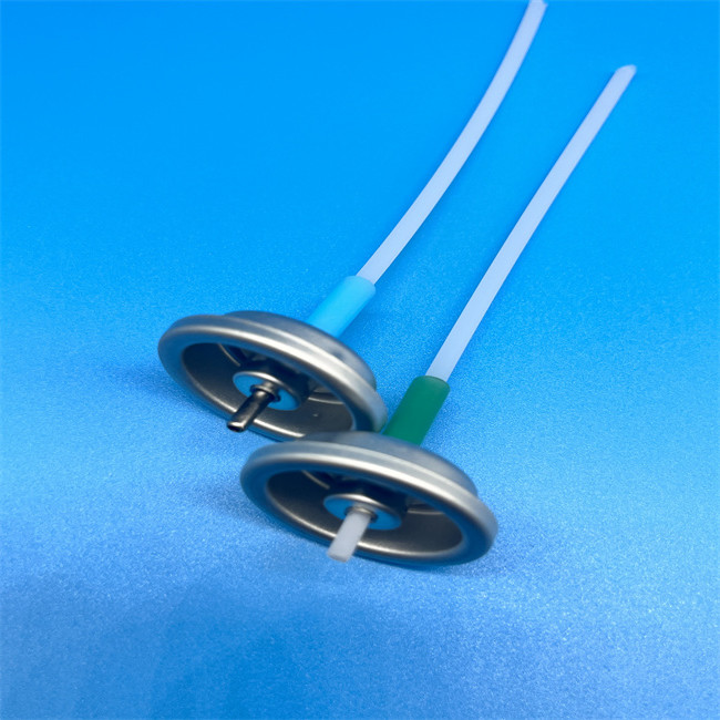 Metallic Aerosol Valve with Adjustable Spray Rates and Free Samples