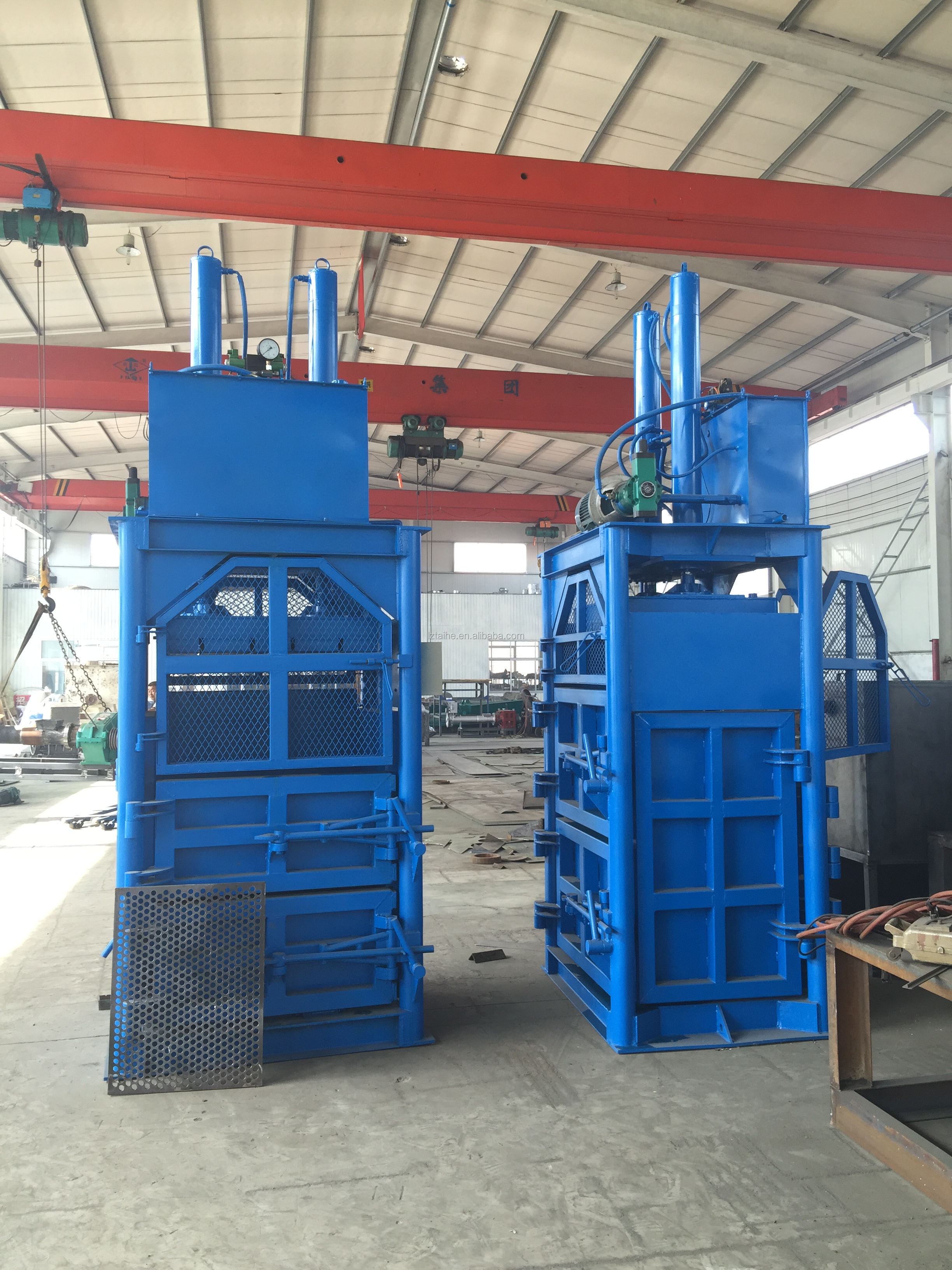 OEM PET Bottle Baling Press Machine Horizontal Vertical Hydraulic Baler