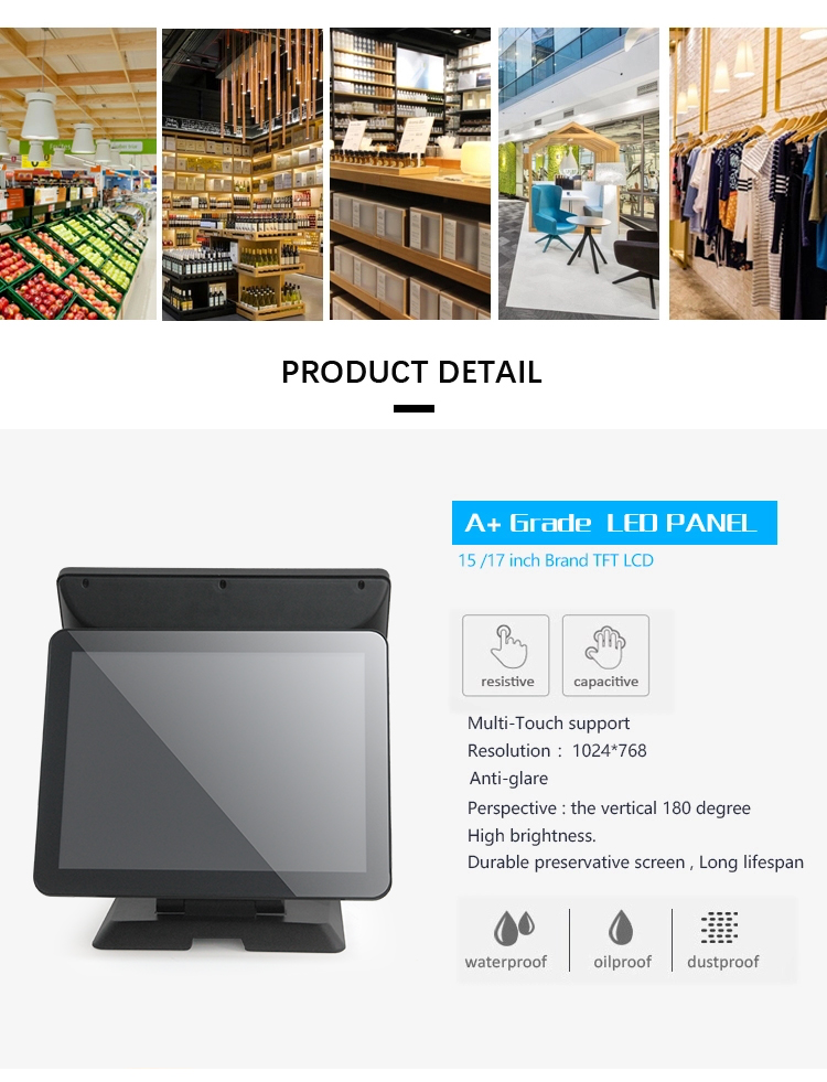 Retailing 128G Windows 7 Pos System Pos Touch Screen Cash Register