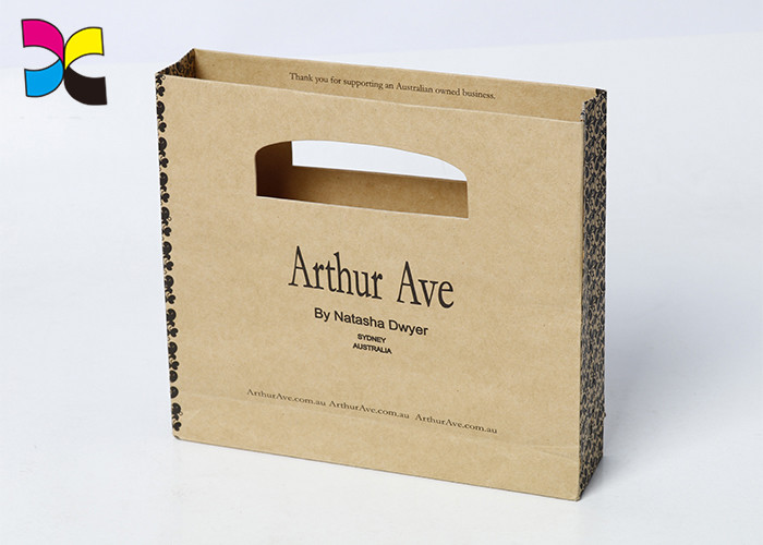 OEM Offset Printed Paper Bags / Personalized Paper Gift Bags With Handles