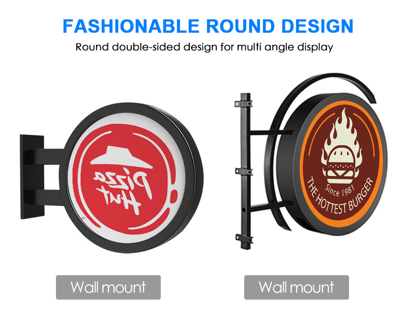 Outdoor P4.68 Round LED Sign , Circular Led Logo Display