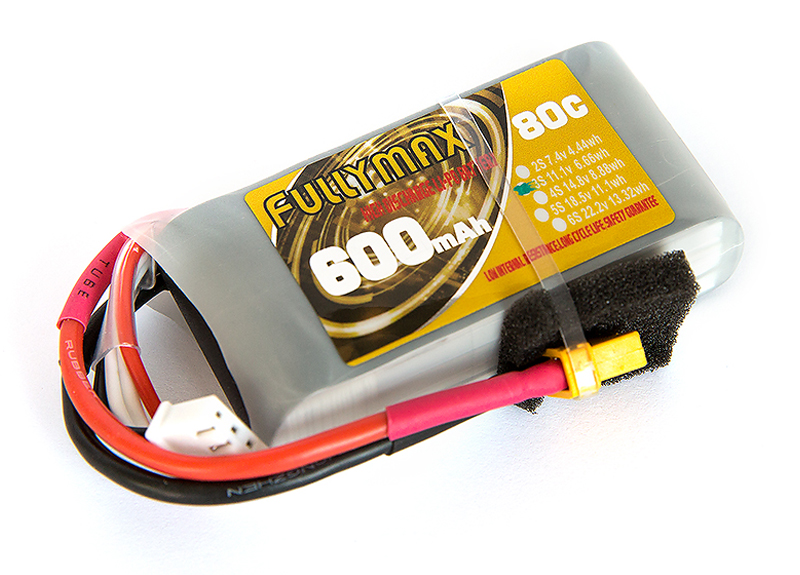 11.1V 3s 600mah Lipo Battery 80C Rc Boat Battery Car FPV Drone Rechargeable