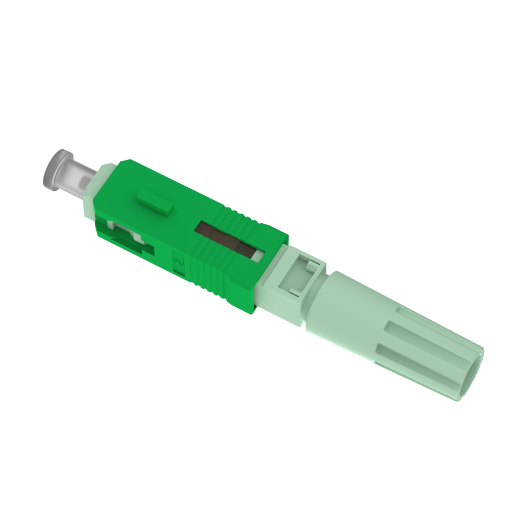 SC APC Fiber Optic Fast Connector for Network Field Assembly Return loss APC≥55dB