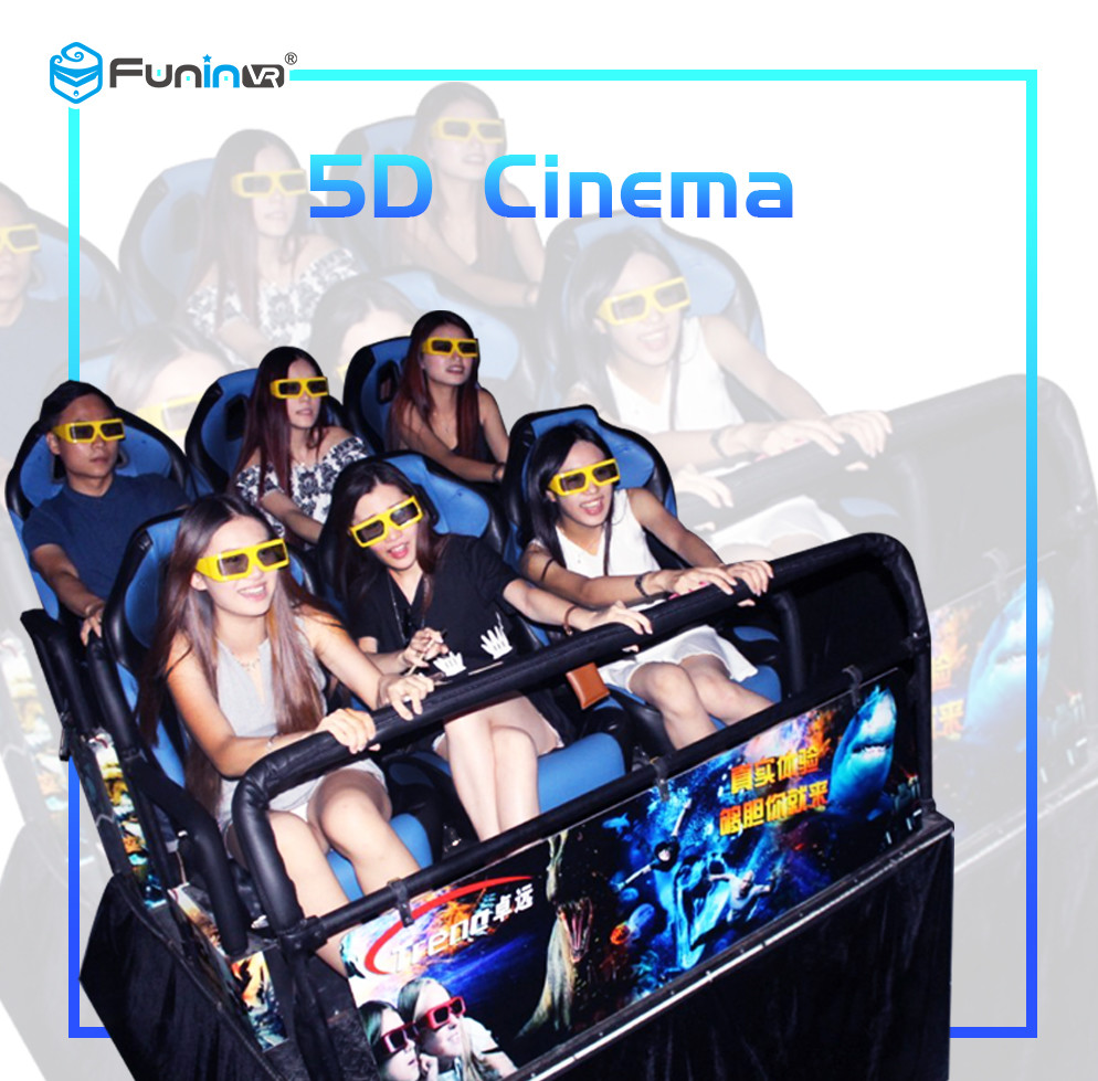 Professional 7D 9D Movie Theater Simulator For 8 / 9 / 12 Players