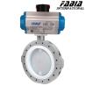 Buy cheap 2.5 Inch 3 Inch 4 Inch Lightweight Flanged Pneumatic Butterfly Valve Control from wholesalers