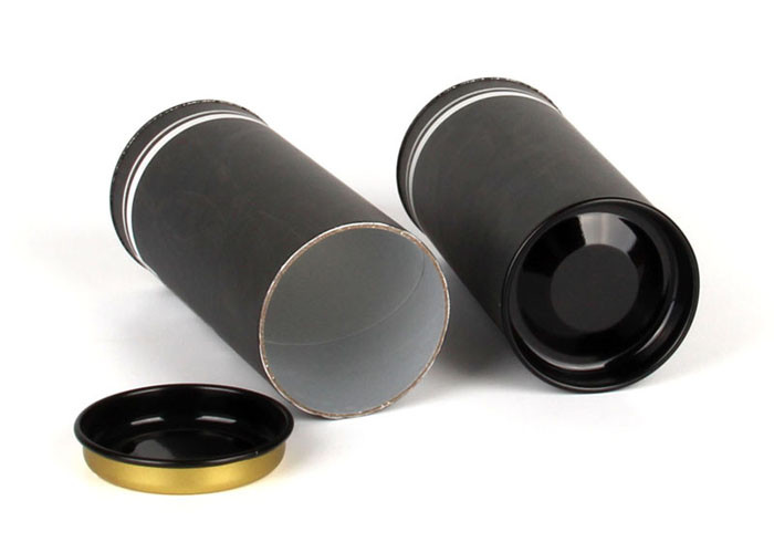 Offest Print Pop Top Paper Tube Containers For Dry Food Packaging