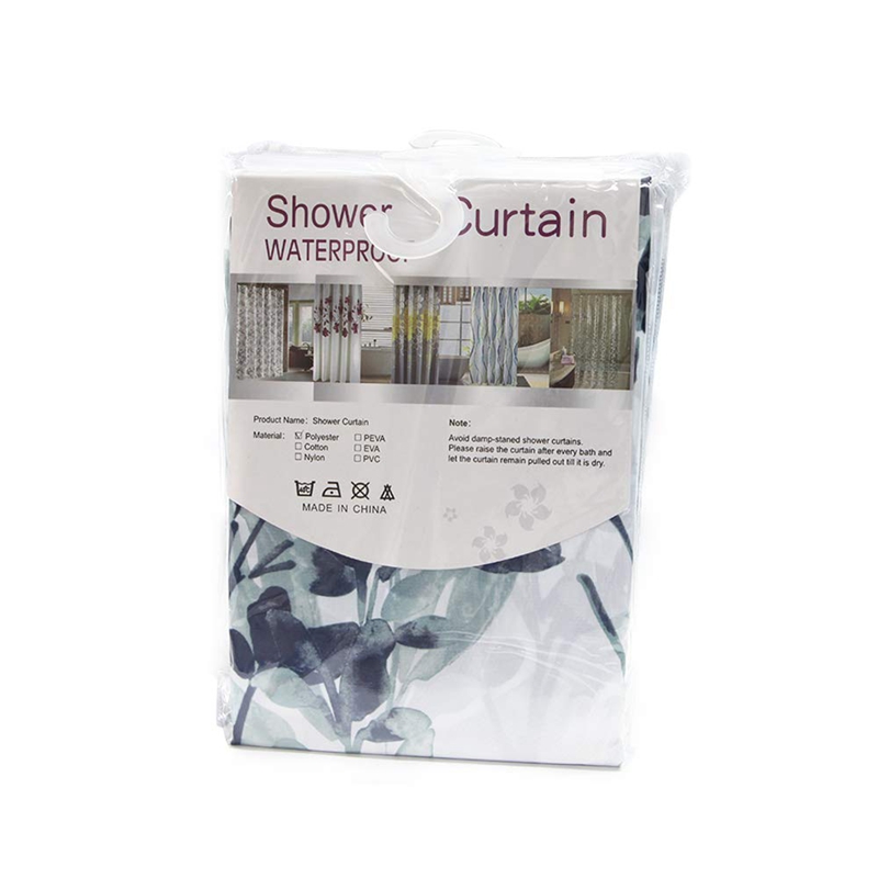 Walmart Bathroom Polyester Shower Curtain Liner for Bathroom Luxury Shower Curtain