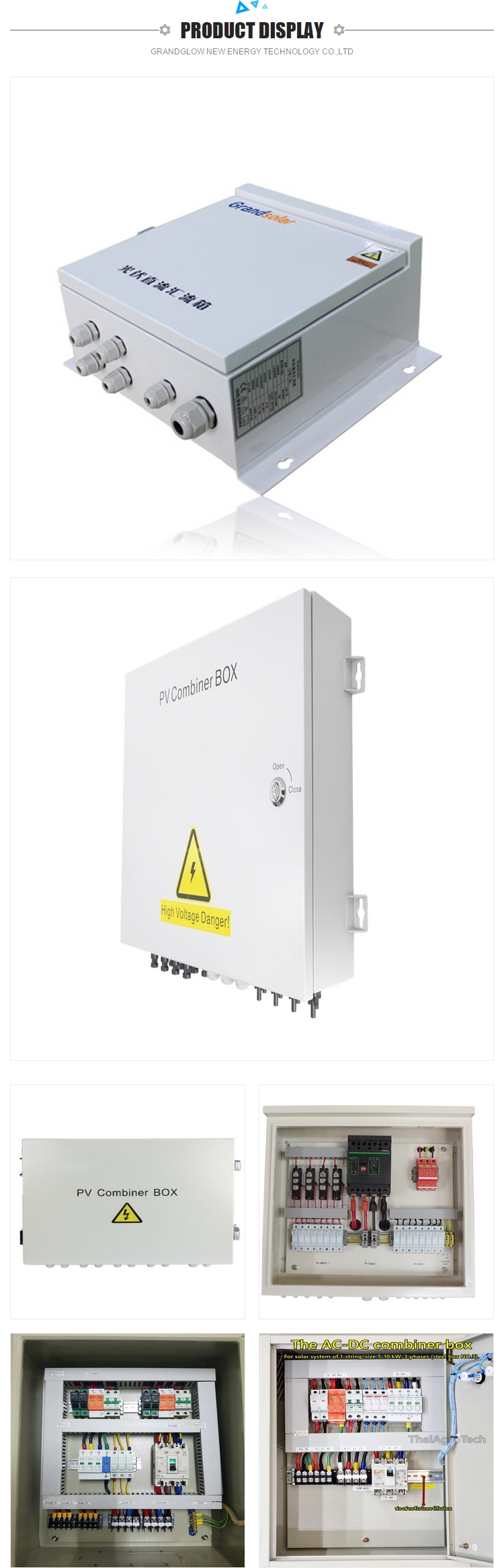 22 in 1out 1000vdc Pv Array High Quality Solar Longmax Combiner Box with 3 Years Warranty