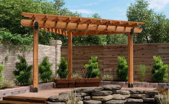 Backyard Arbor Pergola Patio Canopy 10x10 Pergola Shade Cover