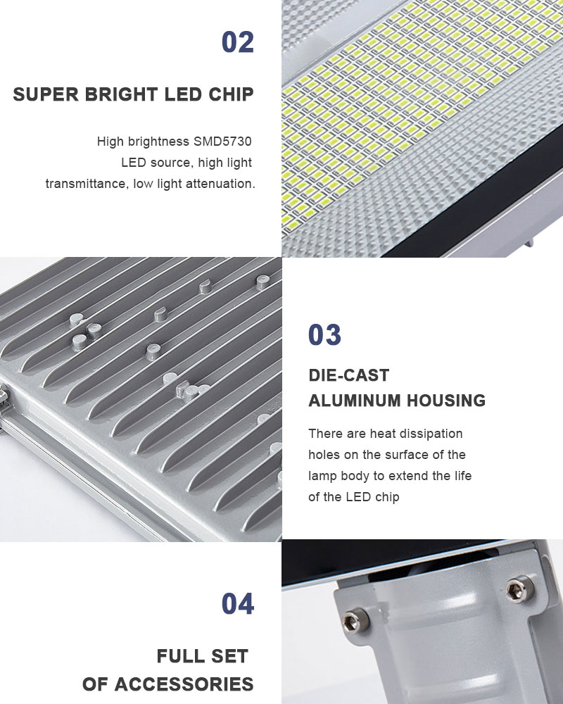 Working hours solar street light