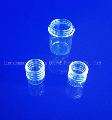 Quartz Thread Reagent Bottle For High Temperature And Corrosion Resistance Laboratory