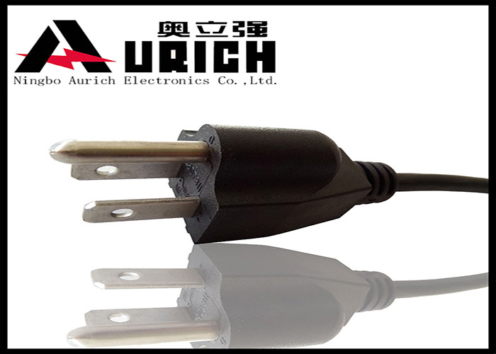 Custom Length 3 Prong Home Appliance Power Cable UL Approval US Standard