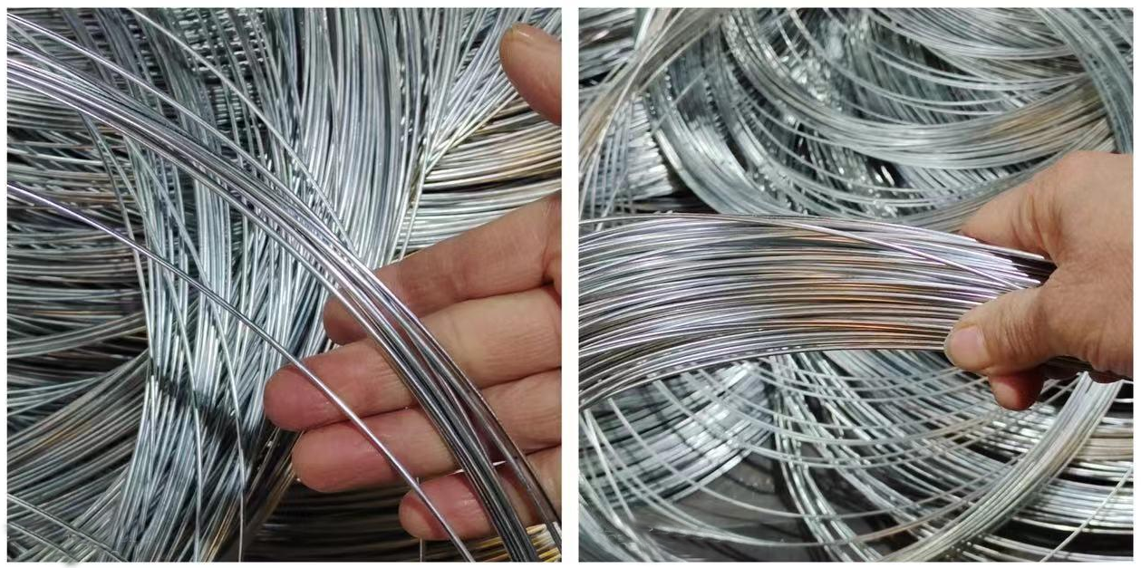 Sliver Galvanized Steel Wires 40mm - 2000mm Solid Steel Wire