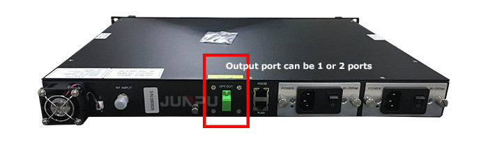 1550 Fiber Optic Catv Transmitter 1 Port Of 7dbm In External 50km Distancee