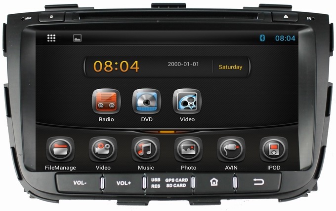 Ouchuangbo Pure Android 4.2 Auto DVD GPS Navi for Kia Sorento 2013 3G Wifi 1.6GHz Radio Player OCB-8050C