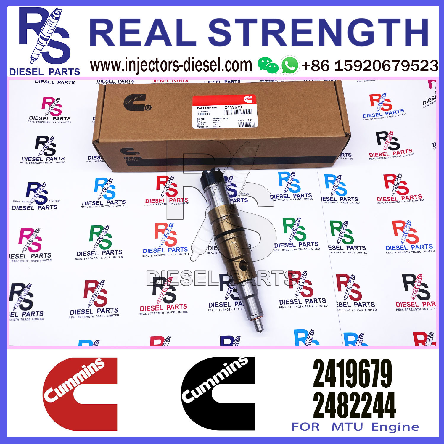 New fuel injector 1881565 common rail injector 1881565 for diesel fuel engine DC13 1933613 2057401 2058444 2419679