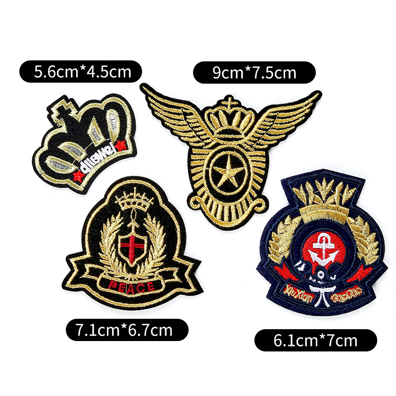 Factory custom iron patch logo patch wholesale flower patch