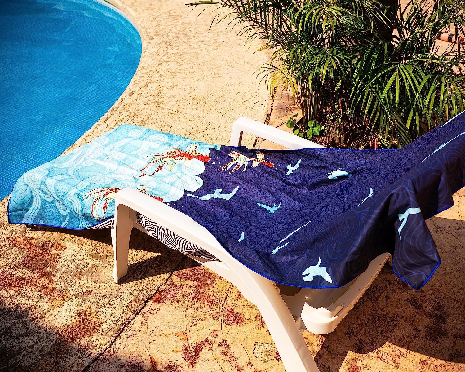 Digital / Transfer Printed Beach Towel With High Durability And Maximum Comfort