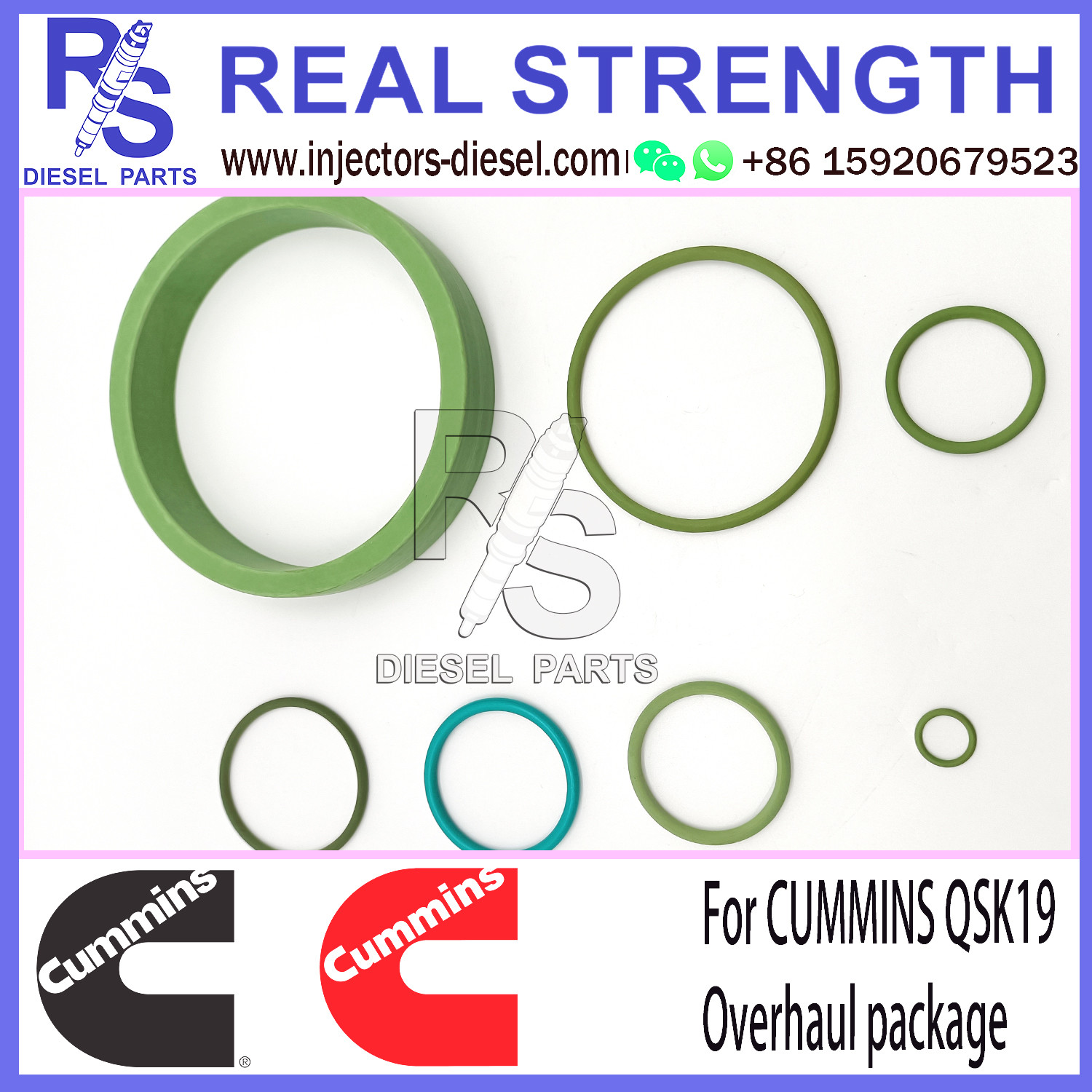 REAL STRENGTH Injector Repair Kit CUMMINS QSK19 Diesel Injector Repair Tools