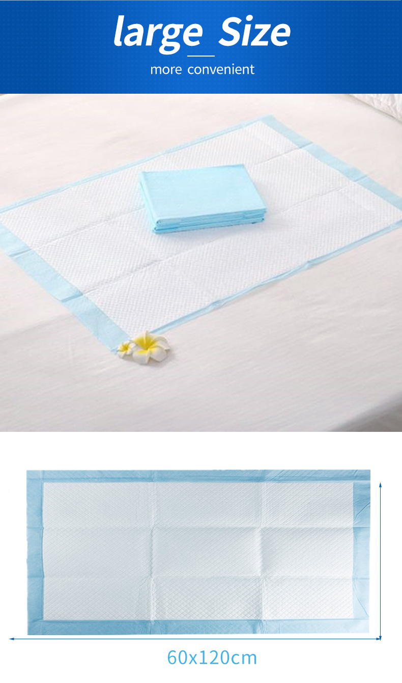 60x90cm Cotton Ultra Thin Super Dry Adult Under Pad for Hospital or Household Drying