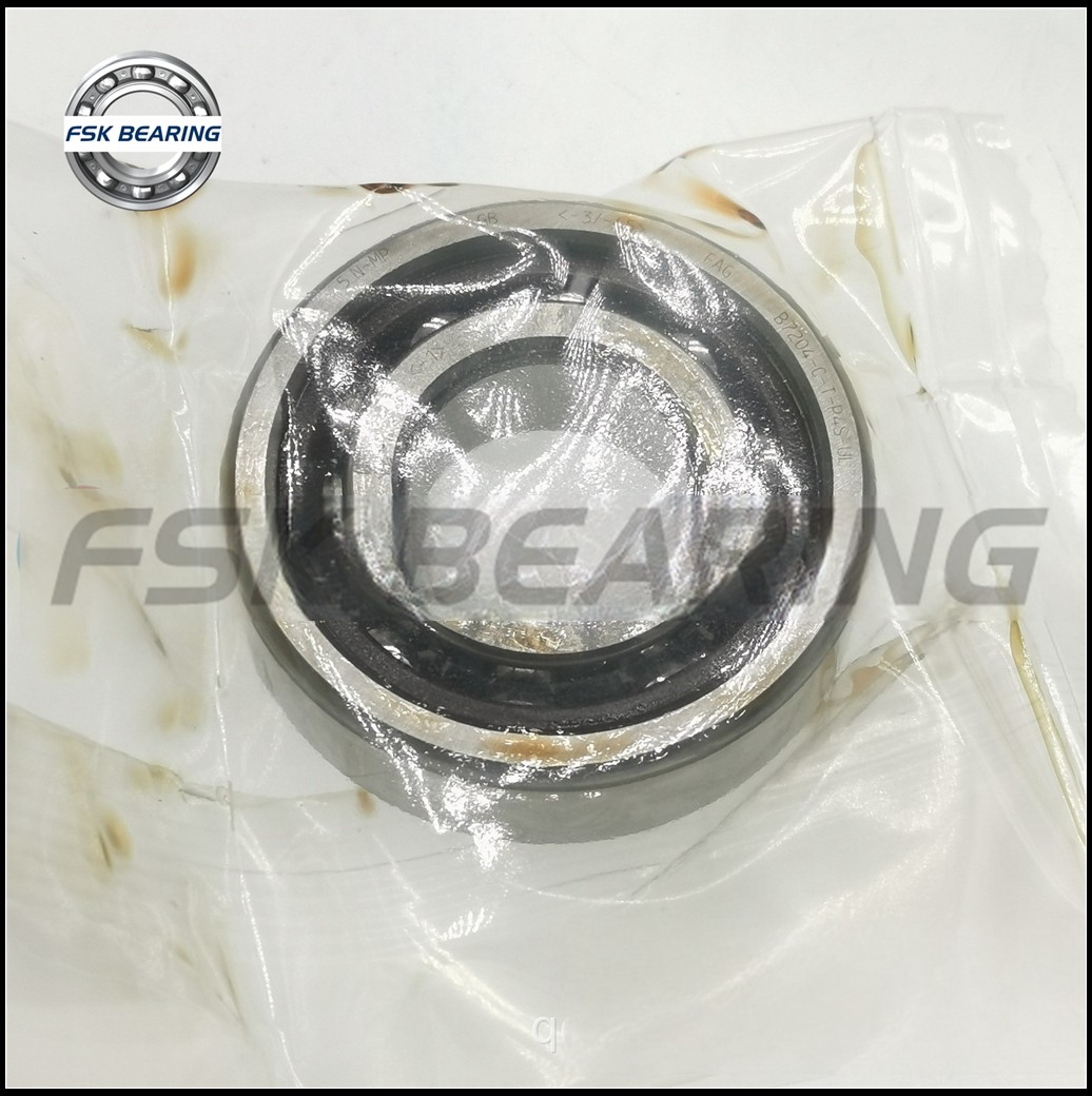 Super Precision B7204-C-T-P4S-UL 7204CDG Single Row Angular Contact Ball Bearing ID 20mm OD 47mm