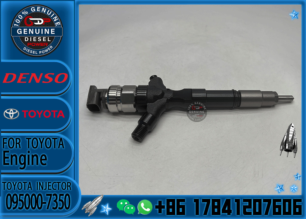 Diesel fuel common rail injector 095000-7350 23670-30210 For TOYOTA LAND CRUISER 1KD-FTV D-4D PRADO J120 EURO 3 3.0D
