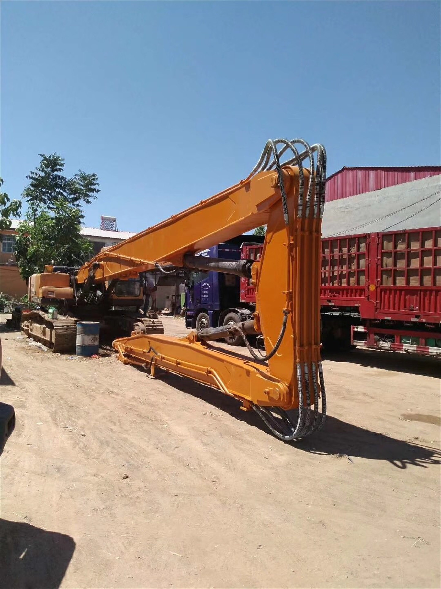 Sturdy PC450 Excavator Long Reach Boom , Multipurpose Demolition Extension Arm