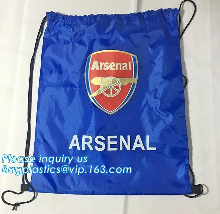 Promotion Custom Eco Friendly Sublimation Polyester Folding Shopping Bag,Promotional Sports Gym Sack Polyester Drawstrin