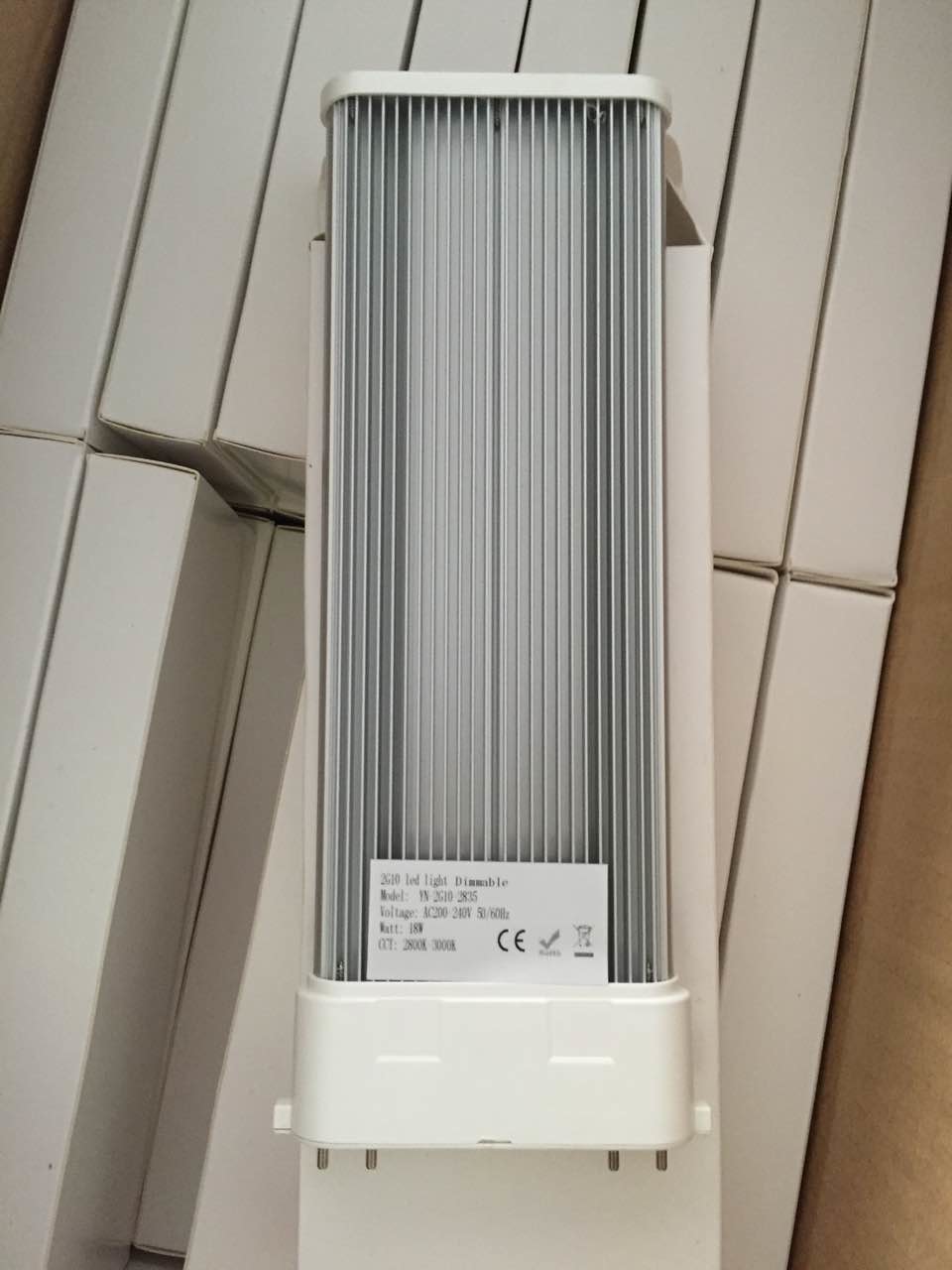 Commercial lighting 15W 2G10 led light PL lamp 1500LM 2G10 led lamp with 2835 led AC85-265V Three-year warranty