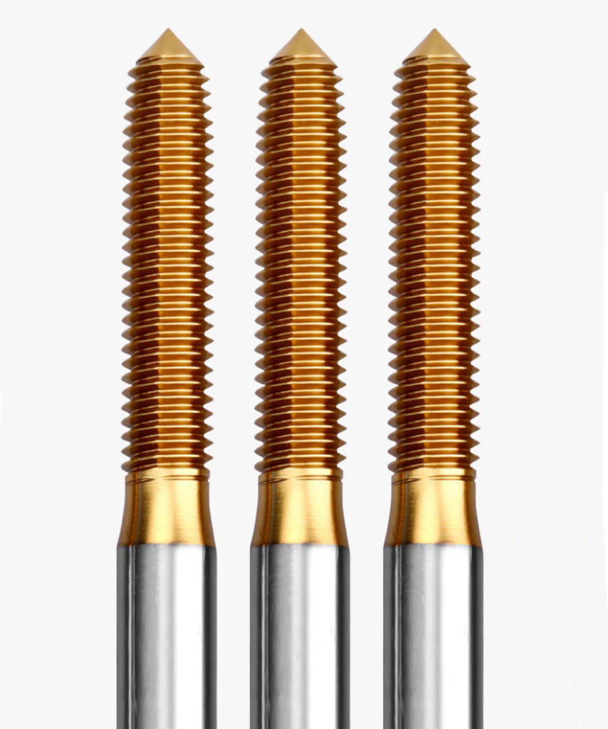 Titanium Plated Extrusion Tap Thread Machining HSS-E Machine Tap