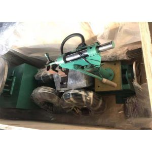 Rotating table contact heating electrode saw tooth hardening machine