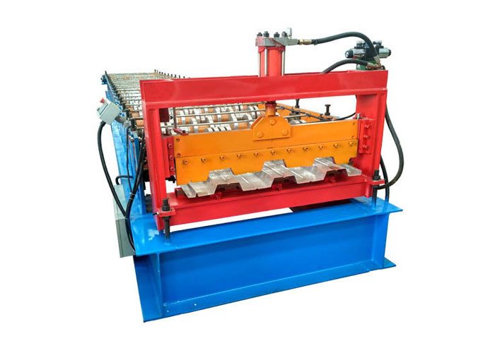 Diameter 95mm Floor Deck Roll Forming Machine Russian / European Style Pump Power 15kw