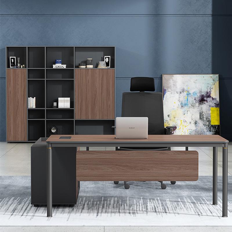 Modern Design Style Large Class Table and Chairs Combination Modular Office Boss Desk