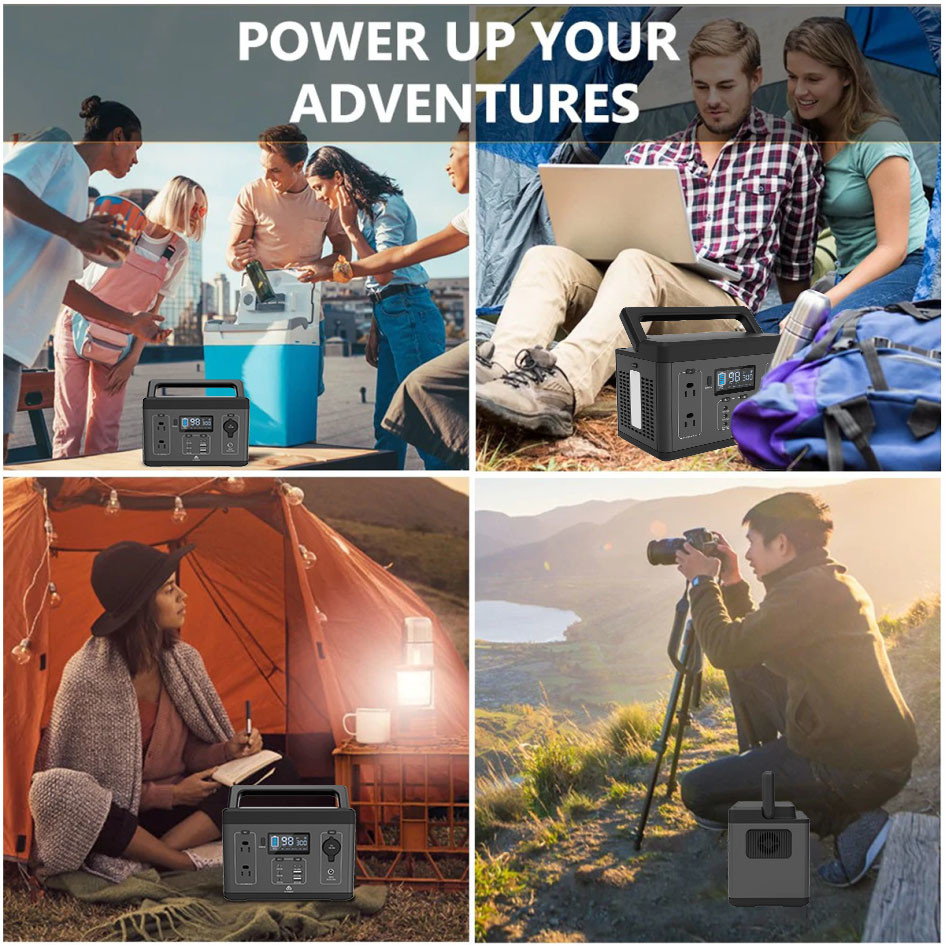 280WH Battery Portable Solar Panel Power Generator 300W