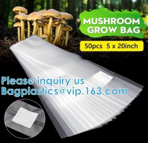 Buy cheap Autoclavable Mushroom Grow Bags Bulk with Microporous Filter Patchs - Large 8x5x20 Extra Thick 80 Micron product