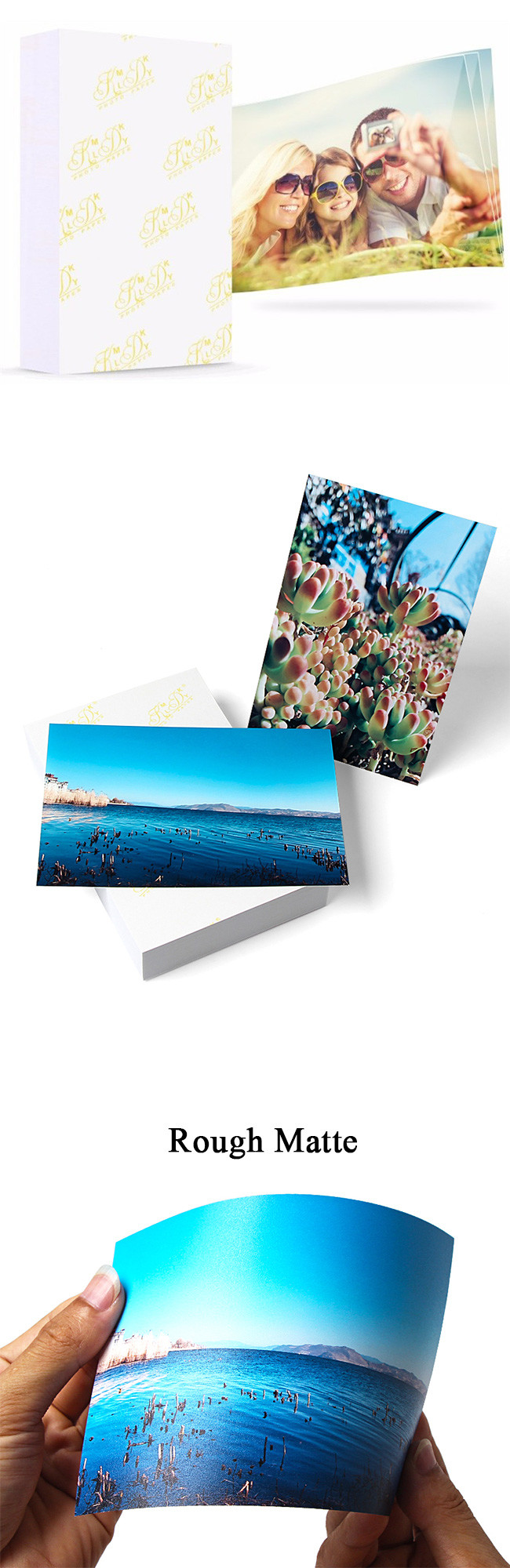 Photo Studio Matte Coated 260gsm PE Coating RC Photo Paper