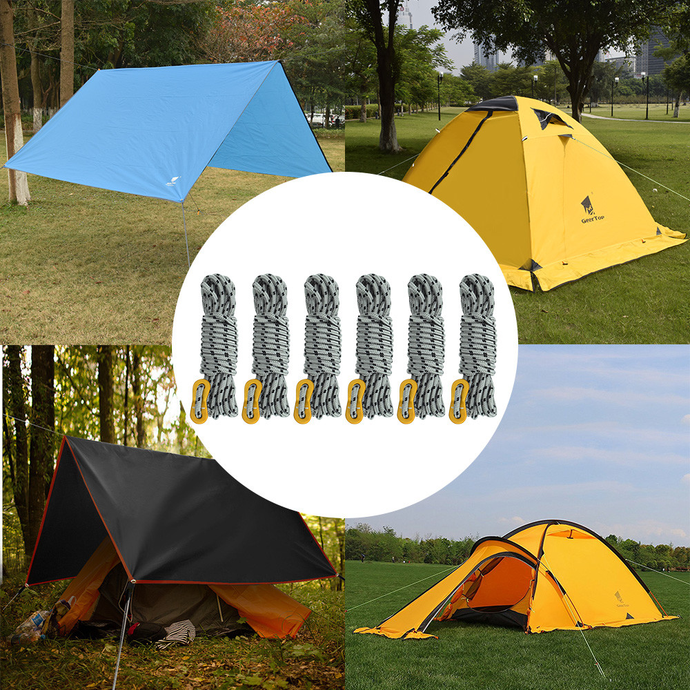 MulitiFunction Windproof Nylon Cord 5m Camping Guy Ropes